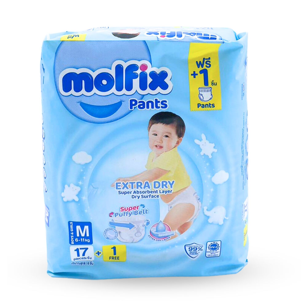 ภาพขนาดย่อ: molfix ผ้าอ้อมสำเร็จรูป +1ชิ้น