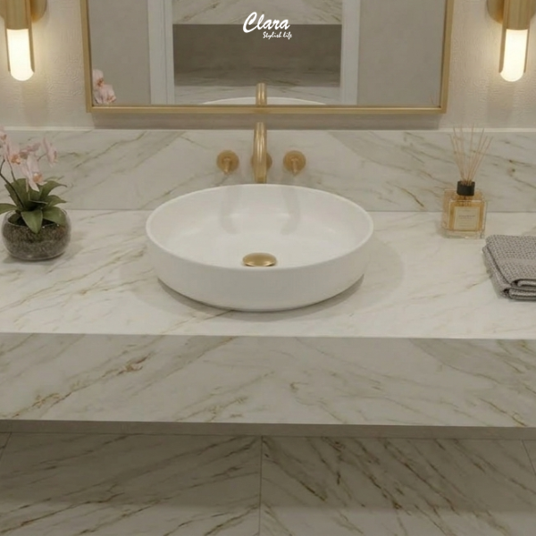 Phong cách châu Âu hiện đại: Khi phòng tắm là tuyên ngôn sống cùng Clara