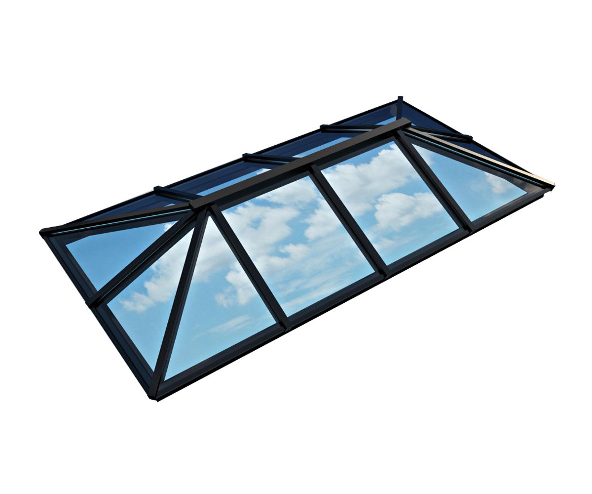 Atlas Active Neutral Double Glazed Traditional Roof Lantern – GREY