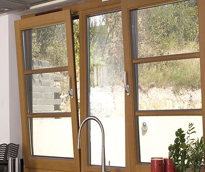 Tilt and Turn Window-Oak Wood