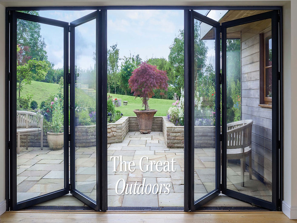 Bi-Folding Door-Grey