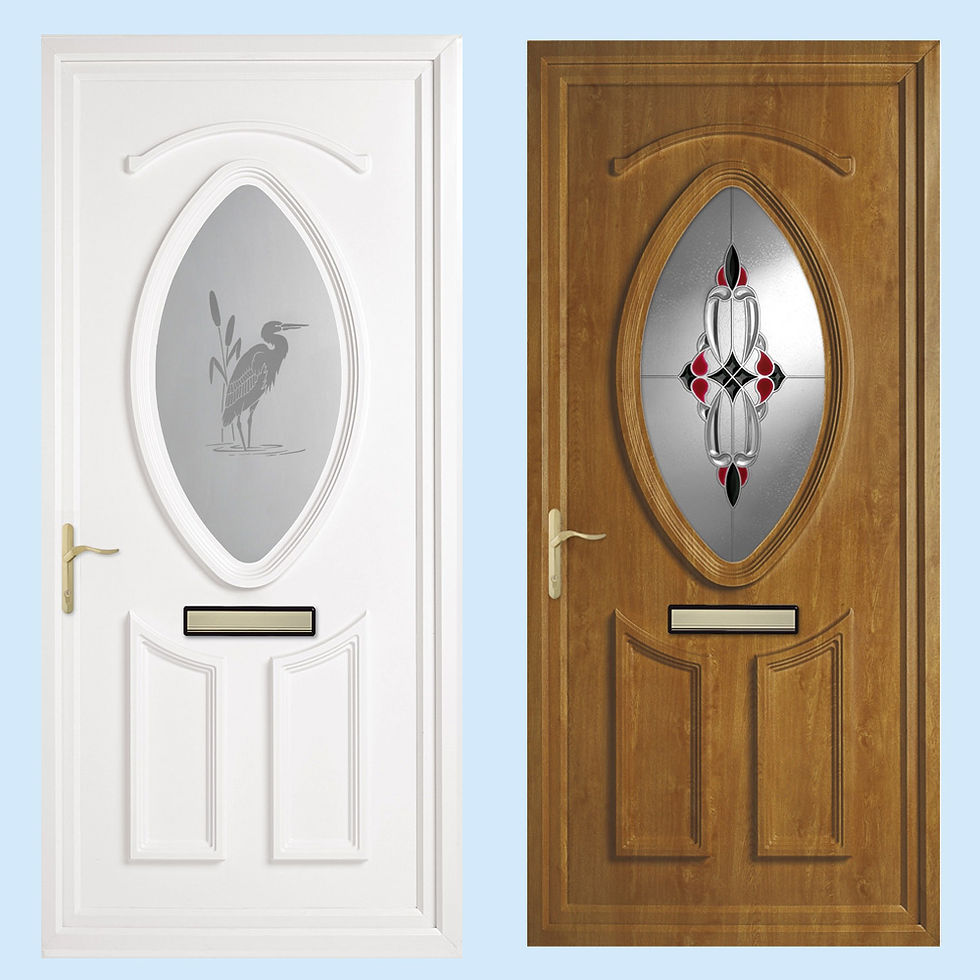 UPVC Doors-Oak