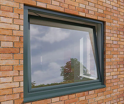 Tilt & Turn Window-Grey