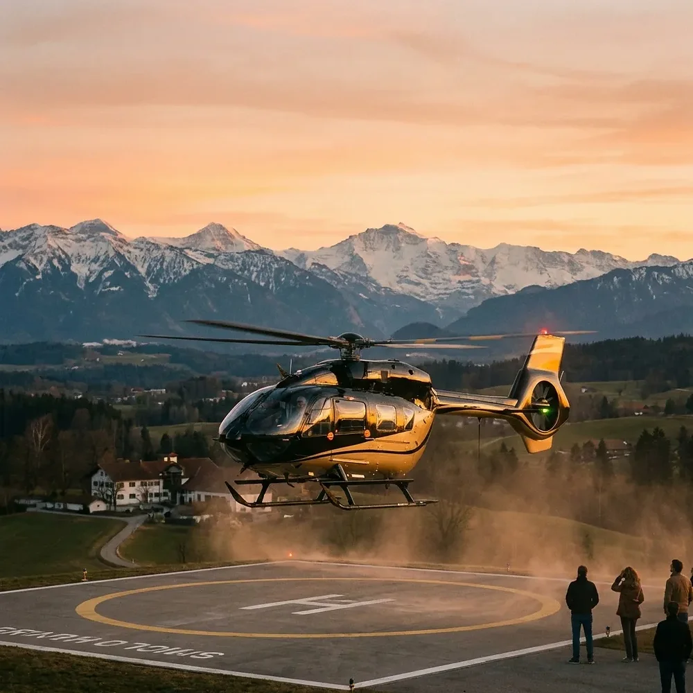 Heligolf Launches Helicopter Day Trips From Munich