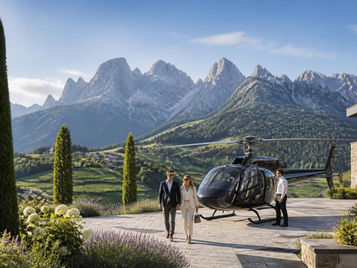 Südtiroler Hotels – Exklusive Anreise per Helikopter 2026