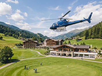 Mit dem Hubschrauber zum Andreus Resort