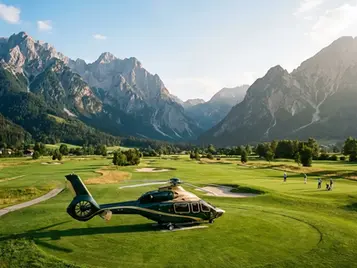 Golfclub Mieminger Plateau via Helicopter: Luxury in Tirol