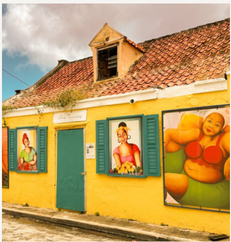 Curacao's beautiful wall art