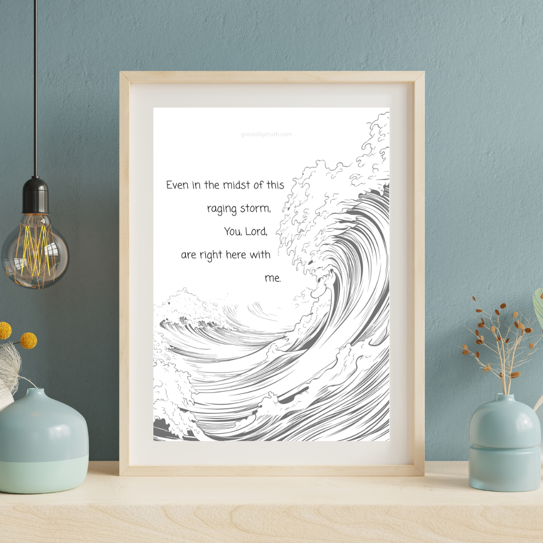A4 PDF Printable | Raging Storm Prayer