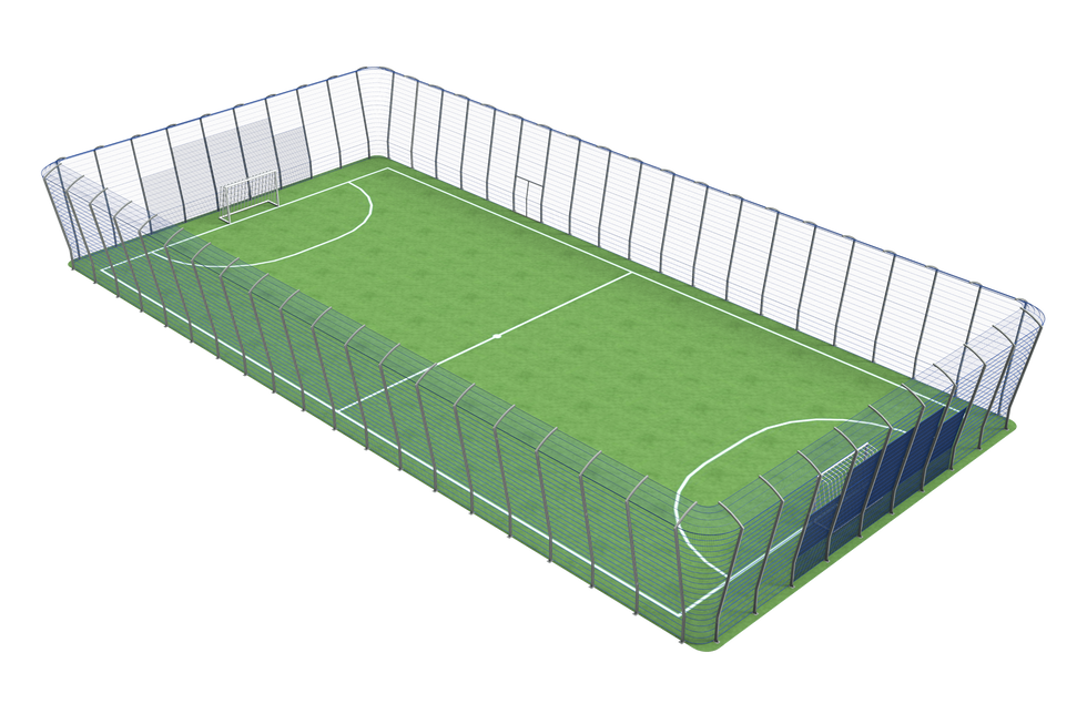 Спортивна антивандальна огорожа «ОЛІМПІК» для футбольних, баскетбольних і мультиспортивних зон