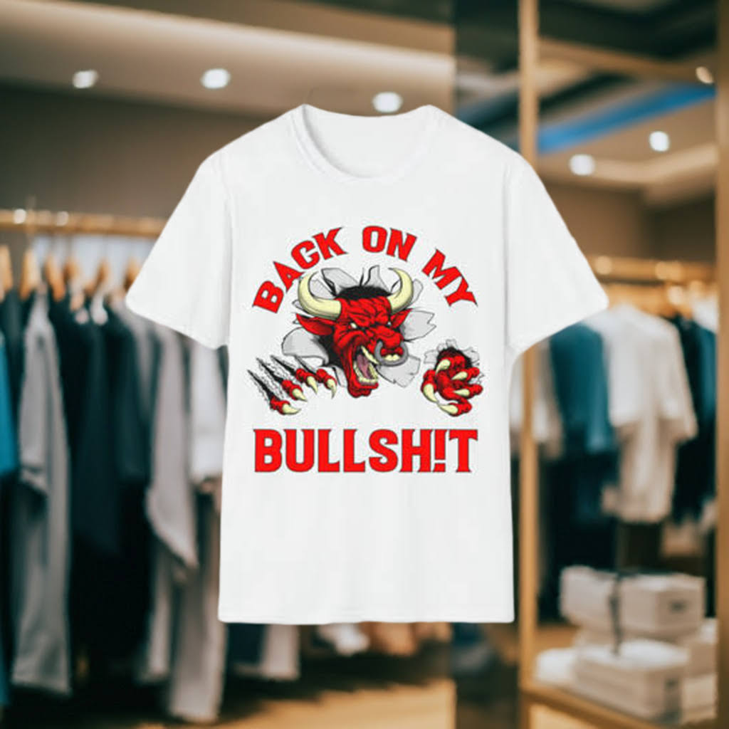 Represent your love for the Chicago Bulls with this Street-Brand & Hip Hop style Graphic T-Shirt. Made for the die-hard fans, the "Back On My Bulls SH*T" graphic adds a bold and edgy statement to your outfit. Whether you're hitting the court or hitting the streets, this tee is perfect for showing off your Chicago sports pride. Made with high-quality materials and designed for comfort, this Graphic T-Shirt is a must-have for any hip hop enthusiast and sports fan alike. So, grab this tee and rep your team with style and swagger.