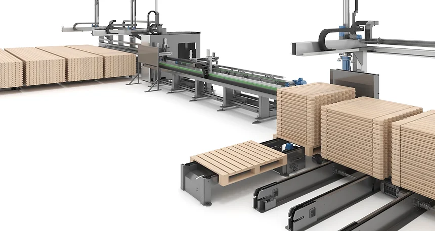 LINEAR PRINCIPLE GARDEN HOUSE ELEMENT PRODUCTION LINE FM