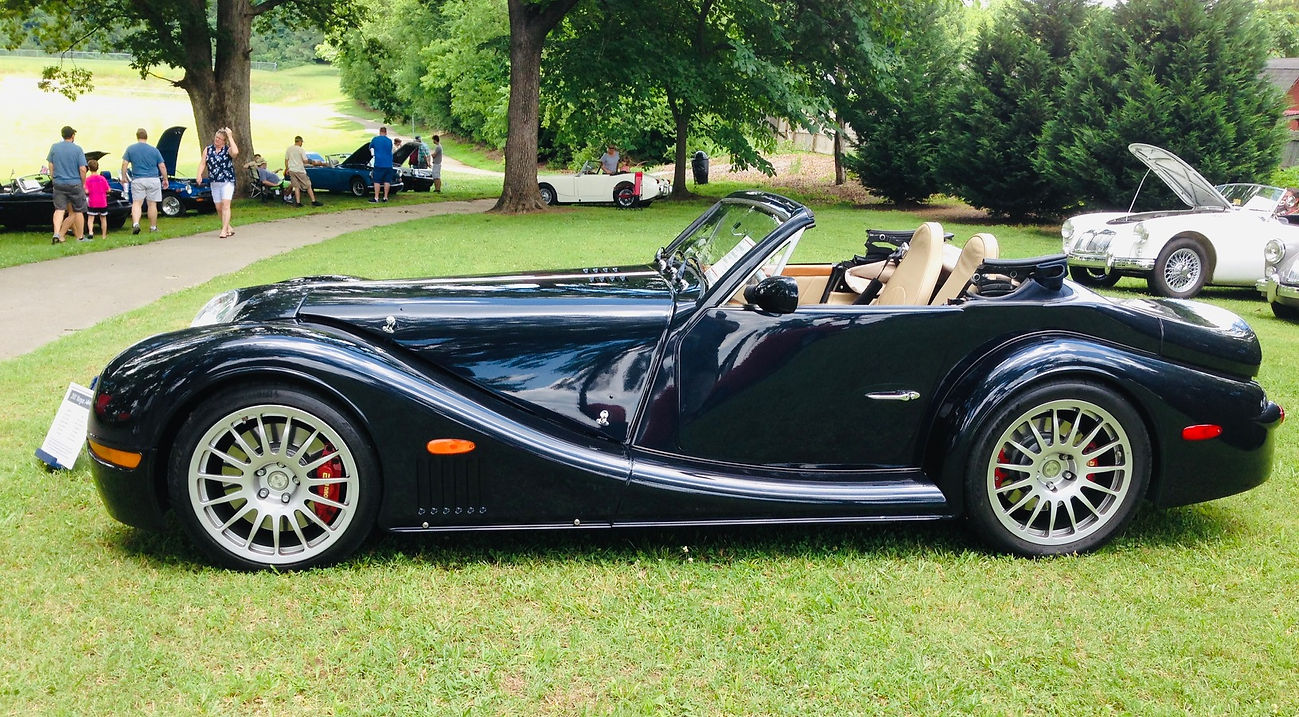 Morgan +4, S52, Hand built on display at EuroBrit