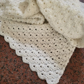 Baby blanket, crochet blanket, hand made blanket, stroller blanket