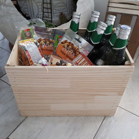 Snack basket, luxury crate, hamper, hamper for men, gifts for men, snack hamper, fruit and nut hamper, birthday hamper, get well hamper, anniversary hamper