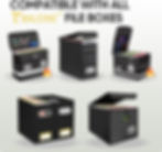 Thumbnail: Legal/Letter Size Hanging File Folders with 1/5-Cut Tabs for Filing Cabinets