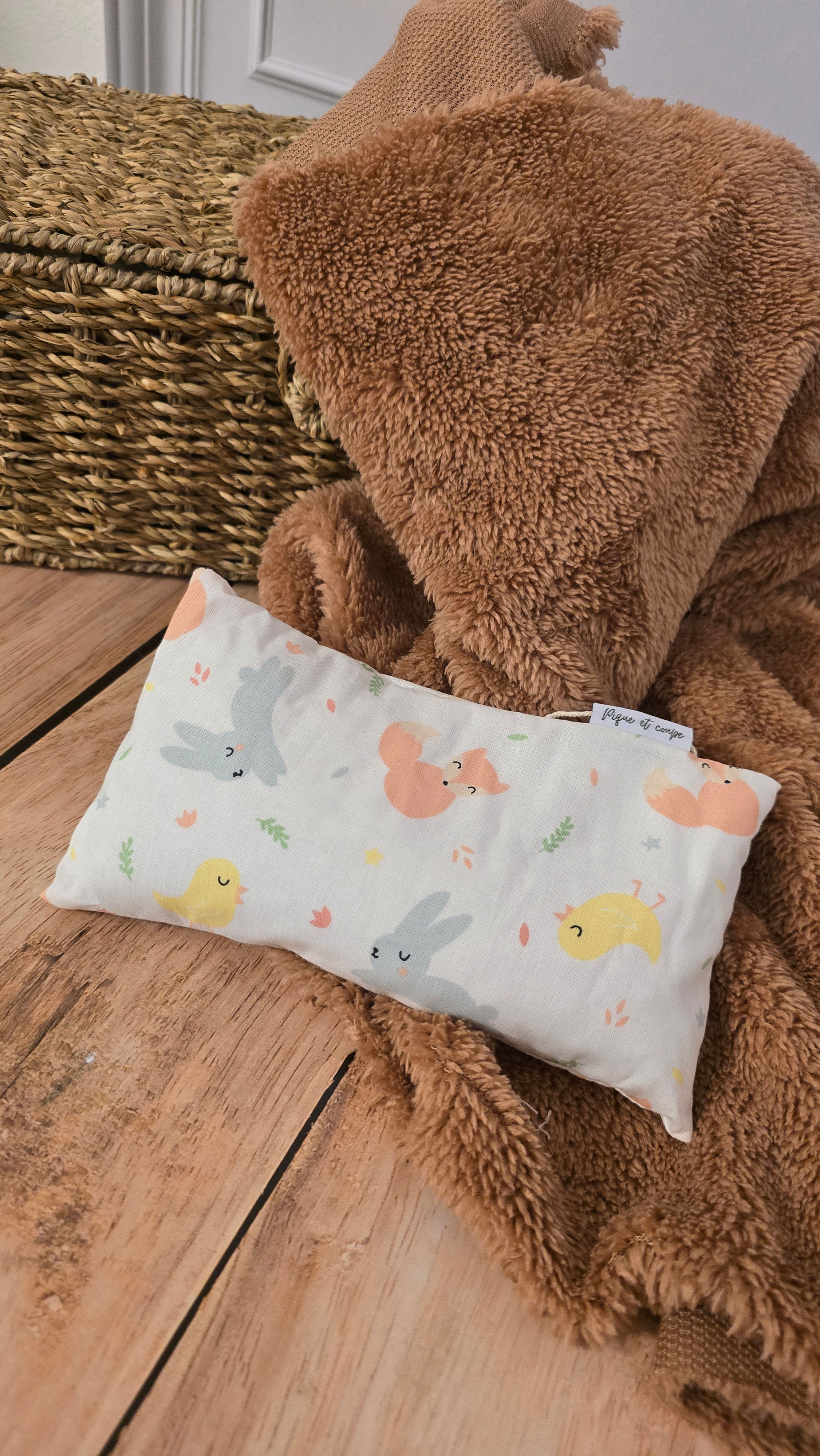 Bouillotte sèche pastelle