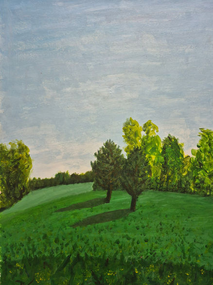 Autor: Kazimierz Klicki
obraz akrylowy na kartonie
realistyczny obraz pejzażu z Warmii
akryl na kartonie
wymiar 70 x 50 cm
 