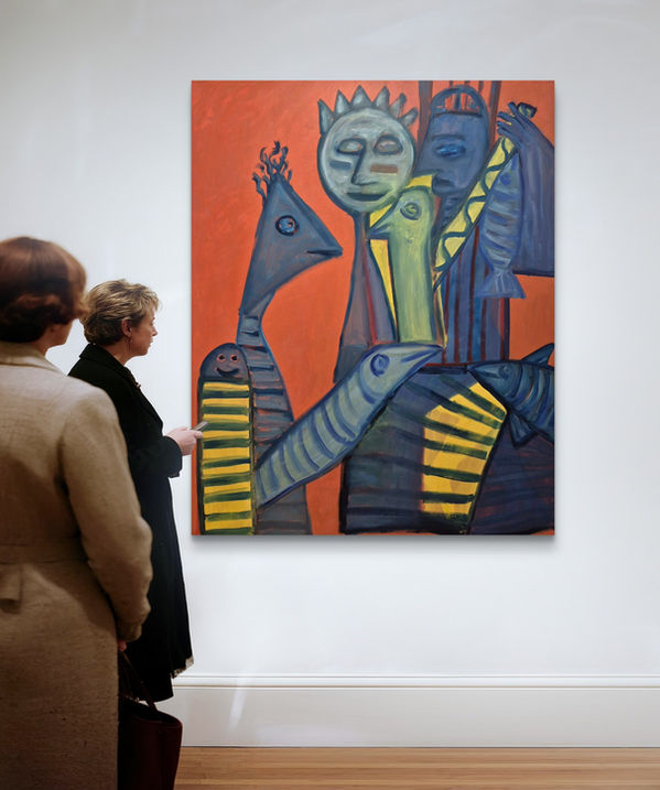 wizualizacja obrazu WĘDROWCY 1
obraz  na płótnie 150x 120 cm