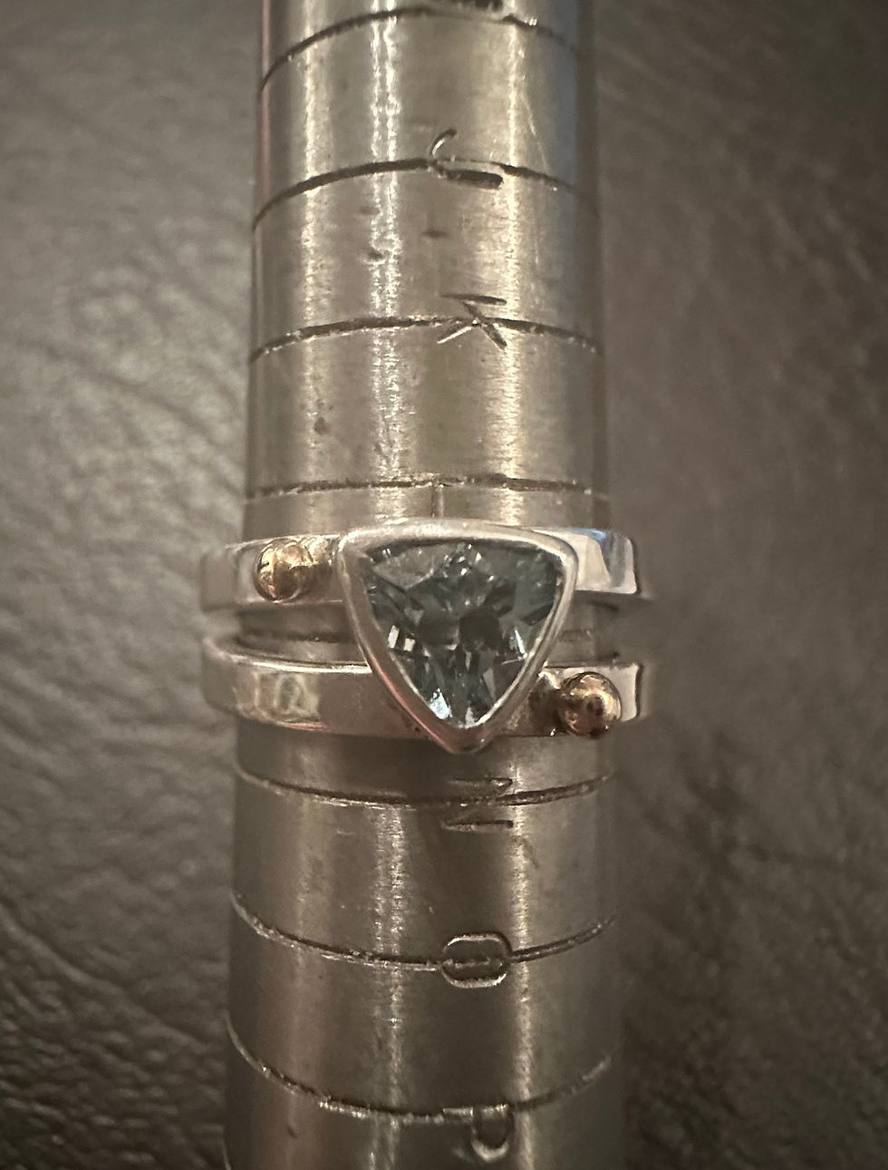 Thumbnail: Swiss Blue Topaz Silver Ring