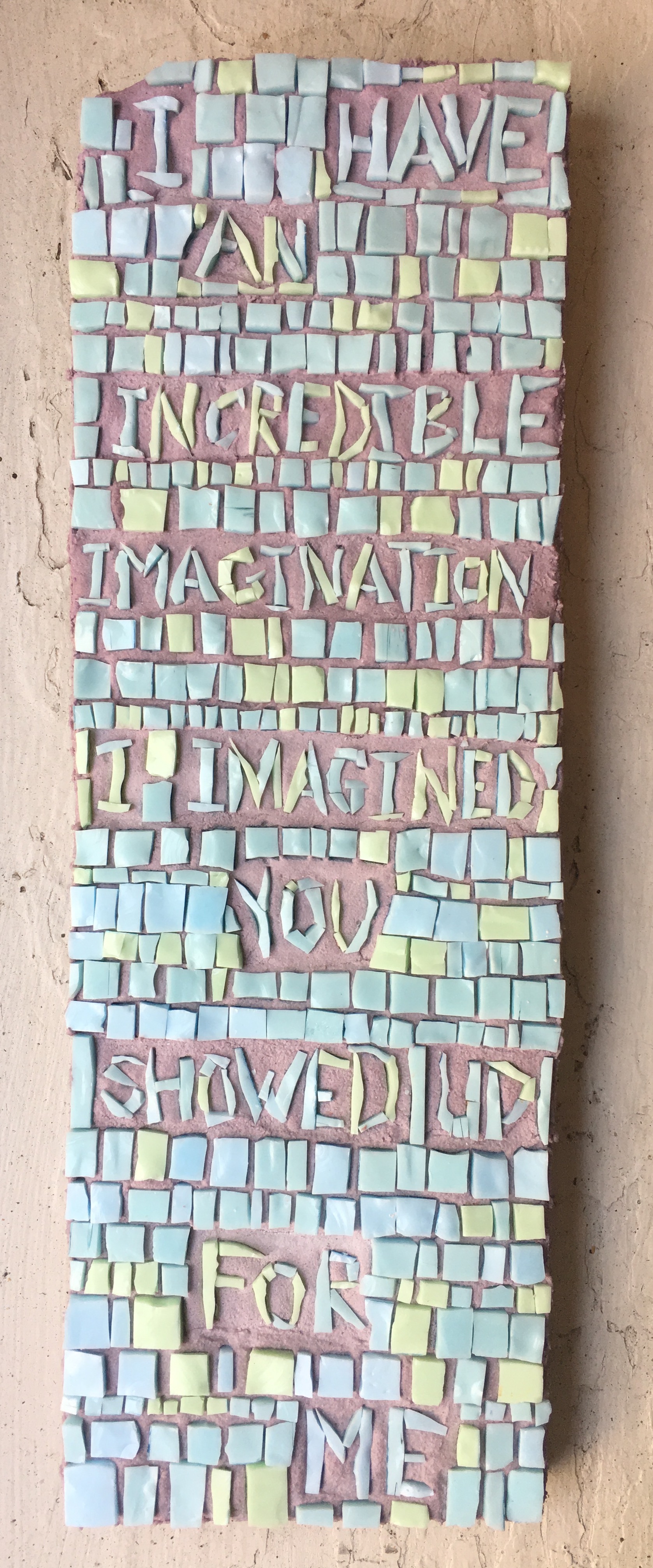 Mosaic Poem 3 (imagination)