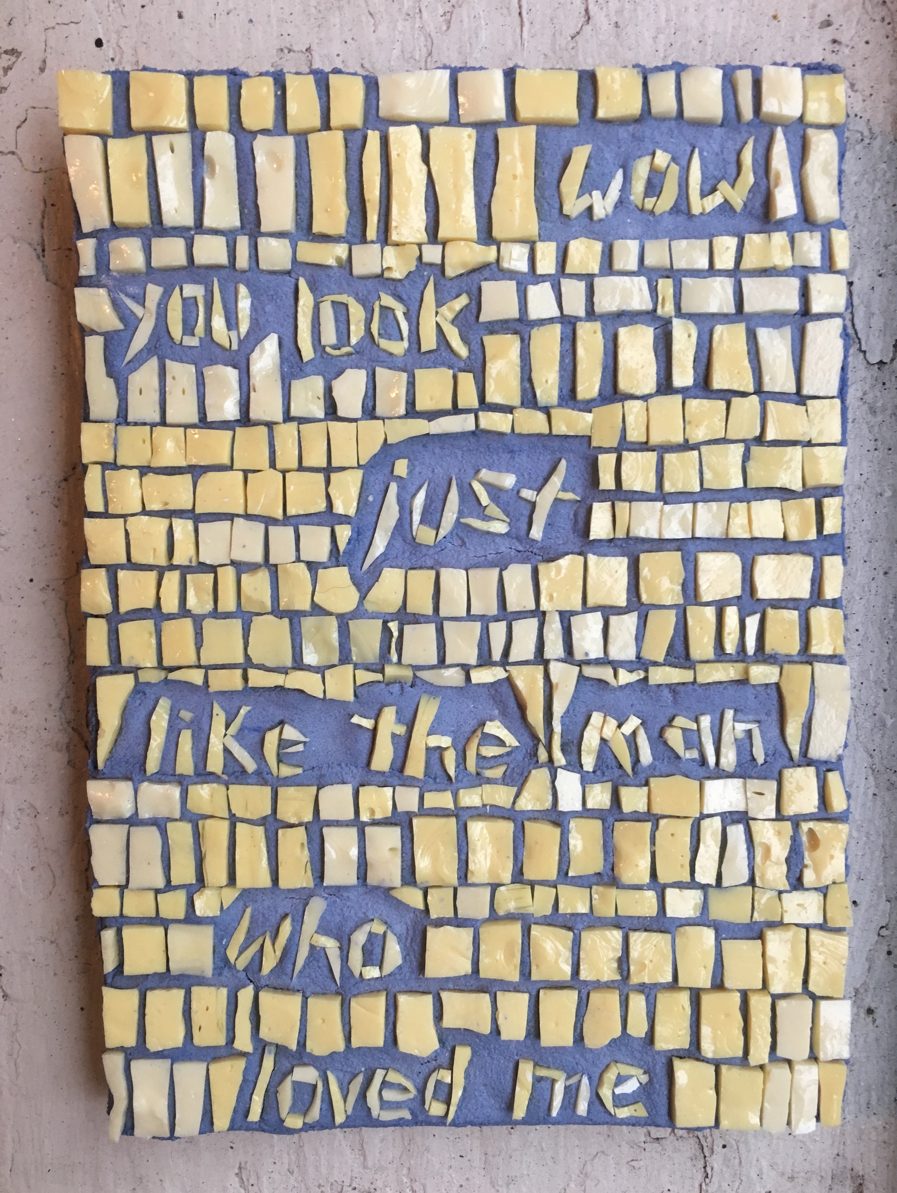 Mosaic Poem 5 (wow)