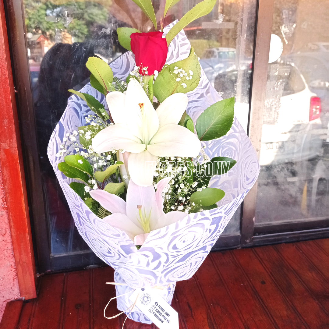 Arreglo floral blanco