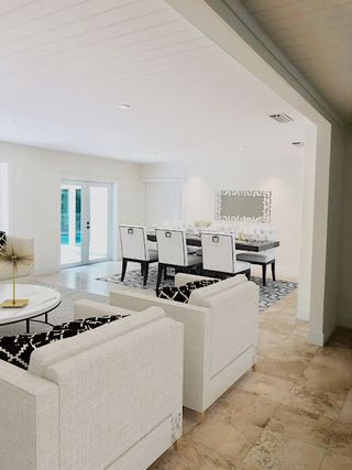 Living Room to Dining Room 5100 Granada Blvd, Coral Gables, FL