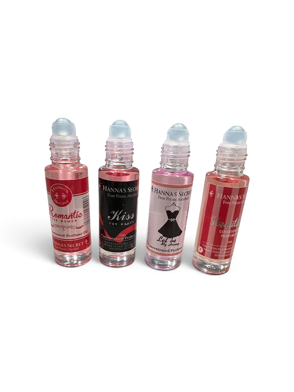 Thumbnail: Top 4-Piece Perfume Oil Sets for Women 15ML Each Roll On Oils 