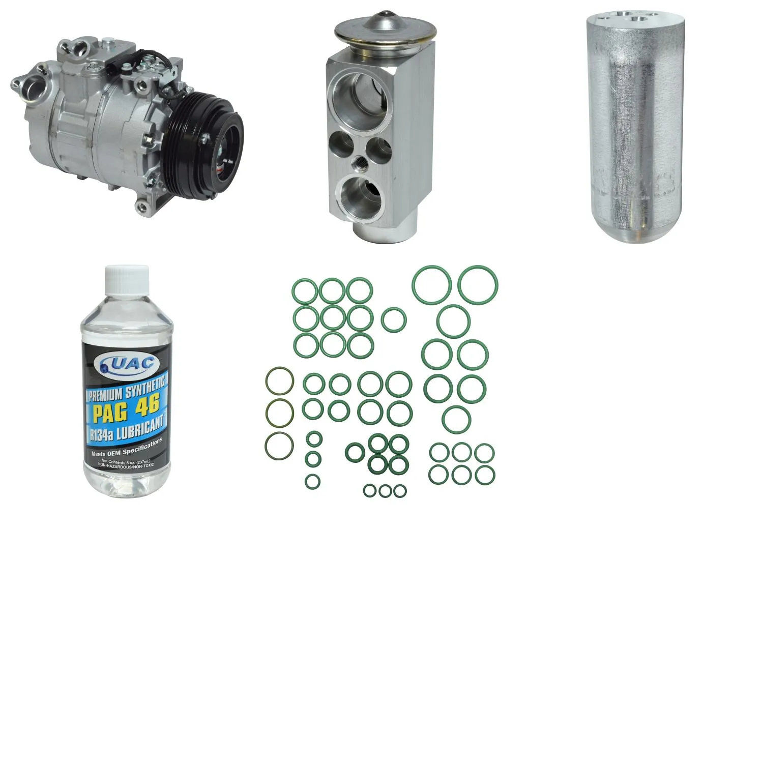 A/C Compressor Kit for BMW 330CI X3 2.5L 3.0L 2004-2006 RA/3310RPP