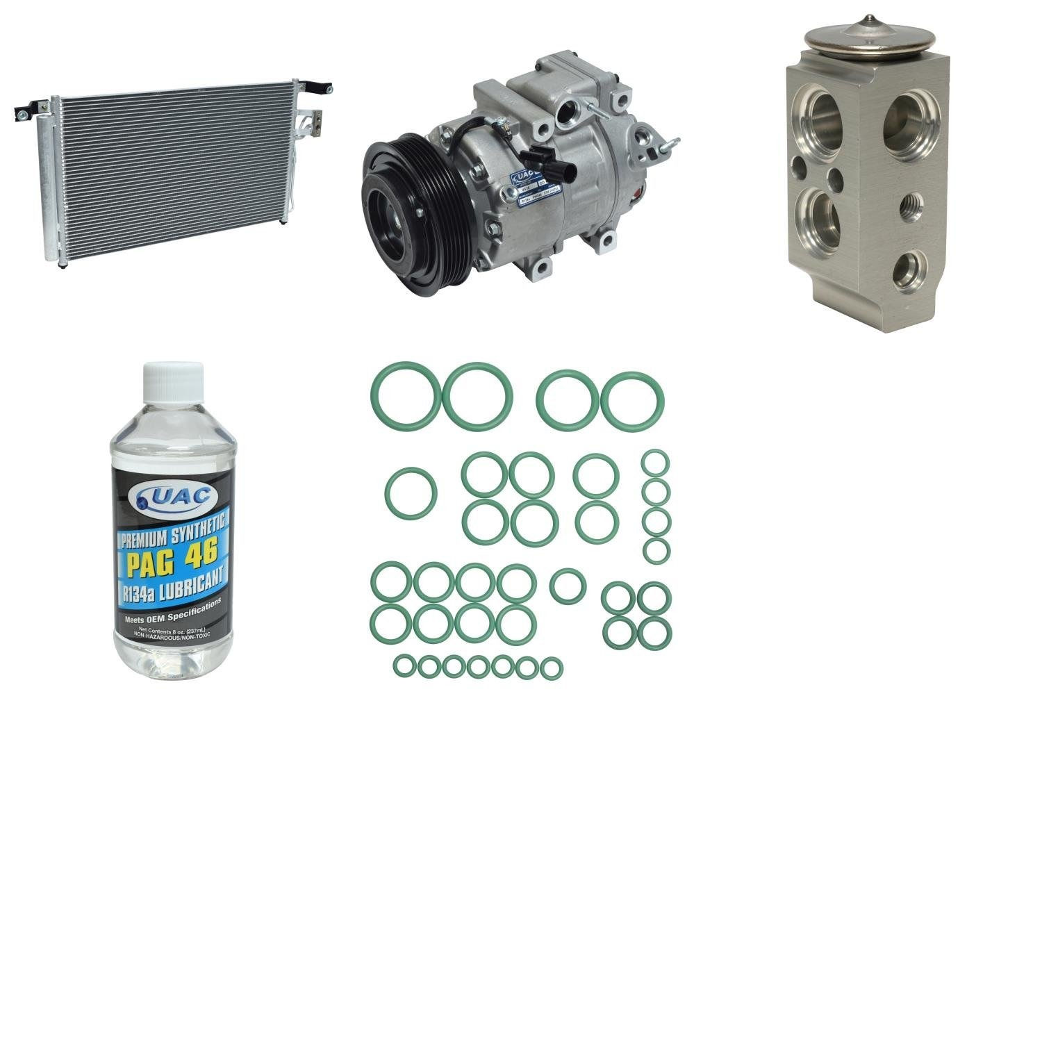 A/C Compressor Kit for HYUNDAI SANTA FE 2.7L 2007-2009 RA/314RPP
