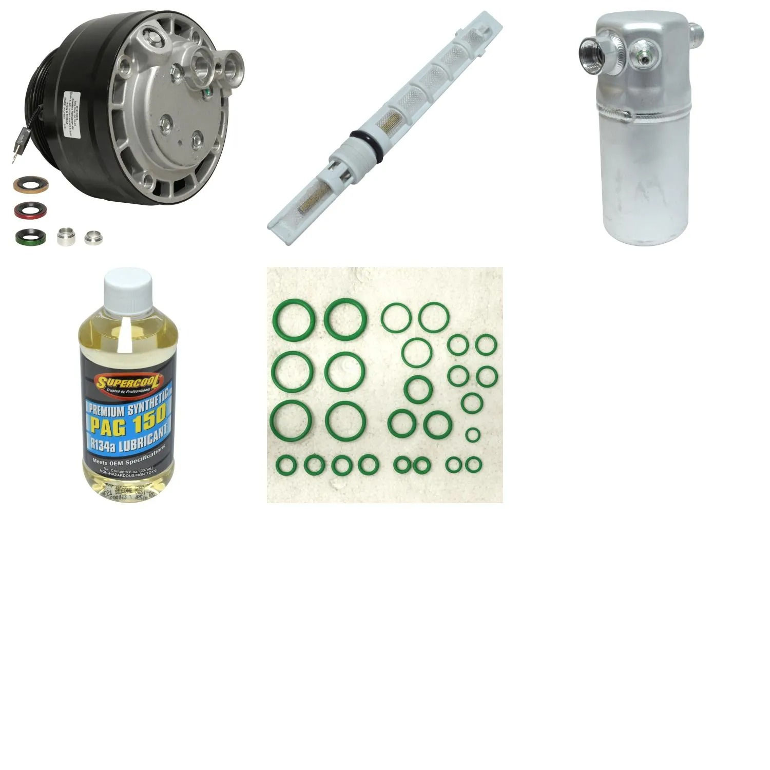 A/C Compressor Kit for KIA RIO RIO5 SX BASE 1.6L 2006-2008 RA/1229RPP