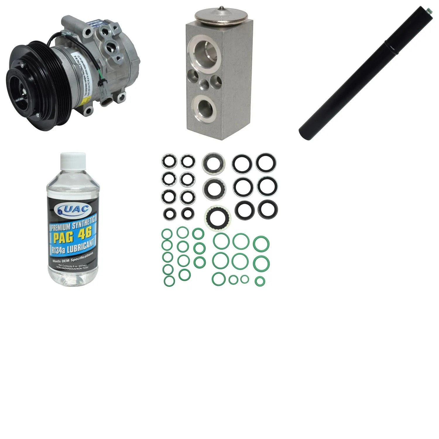 A/C Compressor Kit for HUMMER H3T 3.7L 2009-2010 RA/2513RPP