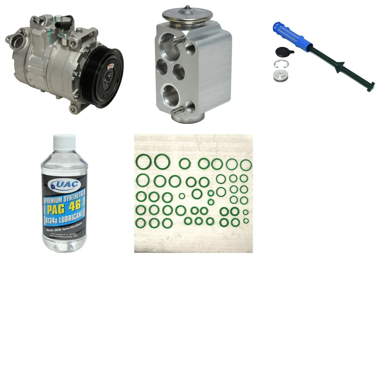 A/C Compressor Kit for BMW M5 M6 BASE 5.0L DOHC FI MFI 2008-2010 RA/4618RPP