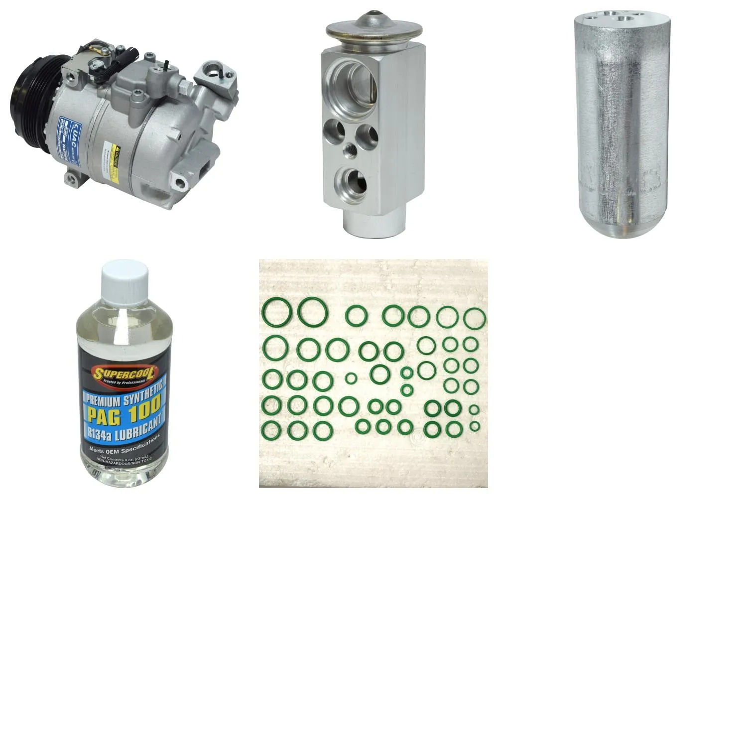 A/C Compressor Kit for BMW 540I M5 4.4L 5.0L 4.9L 1998-2001 RA/801RPP