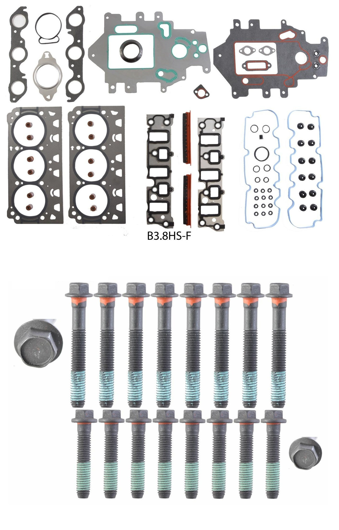 Cylinder Head Gasket Set for PONTIAC GRAND PRIX 3.8 L OHV 2006-2007 RA/014RB