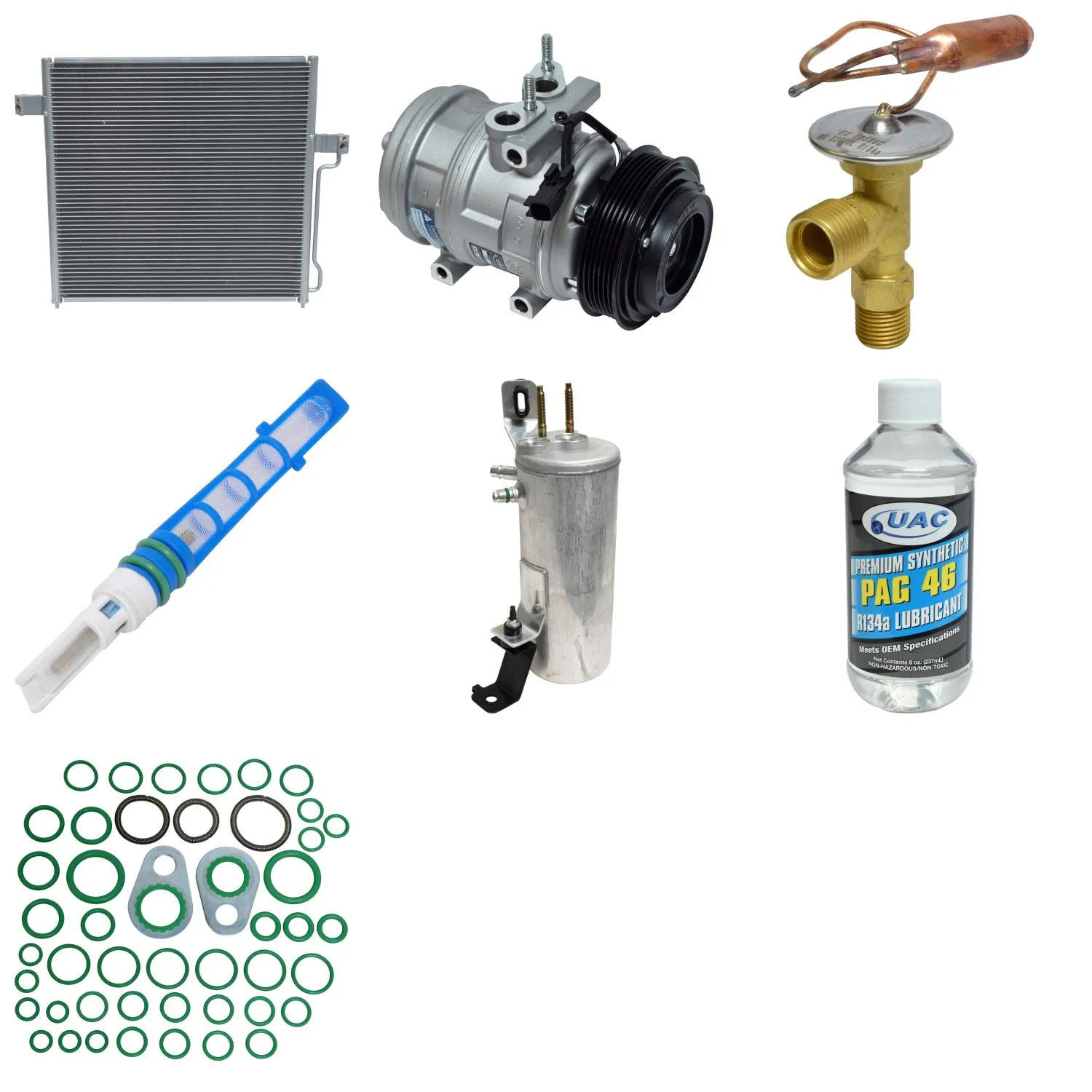 A/C Compressor Kit for MERCEDES-BENZ E350 BASE 3.5L 2006-2009 RA/1076RPP