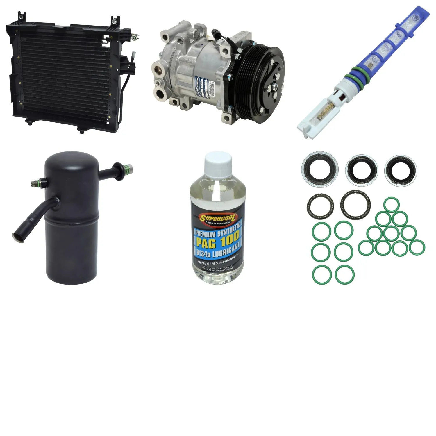 A/C Compressor Kit for DODGE DAKOTA 3.9L 5.2L 5.9L 1997-1999 RA/2150RPP