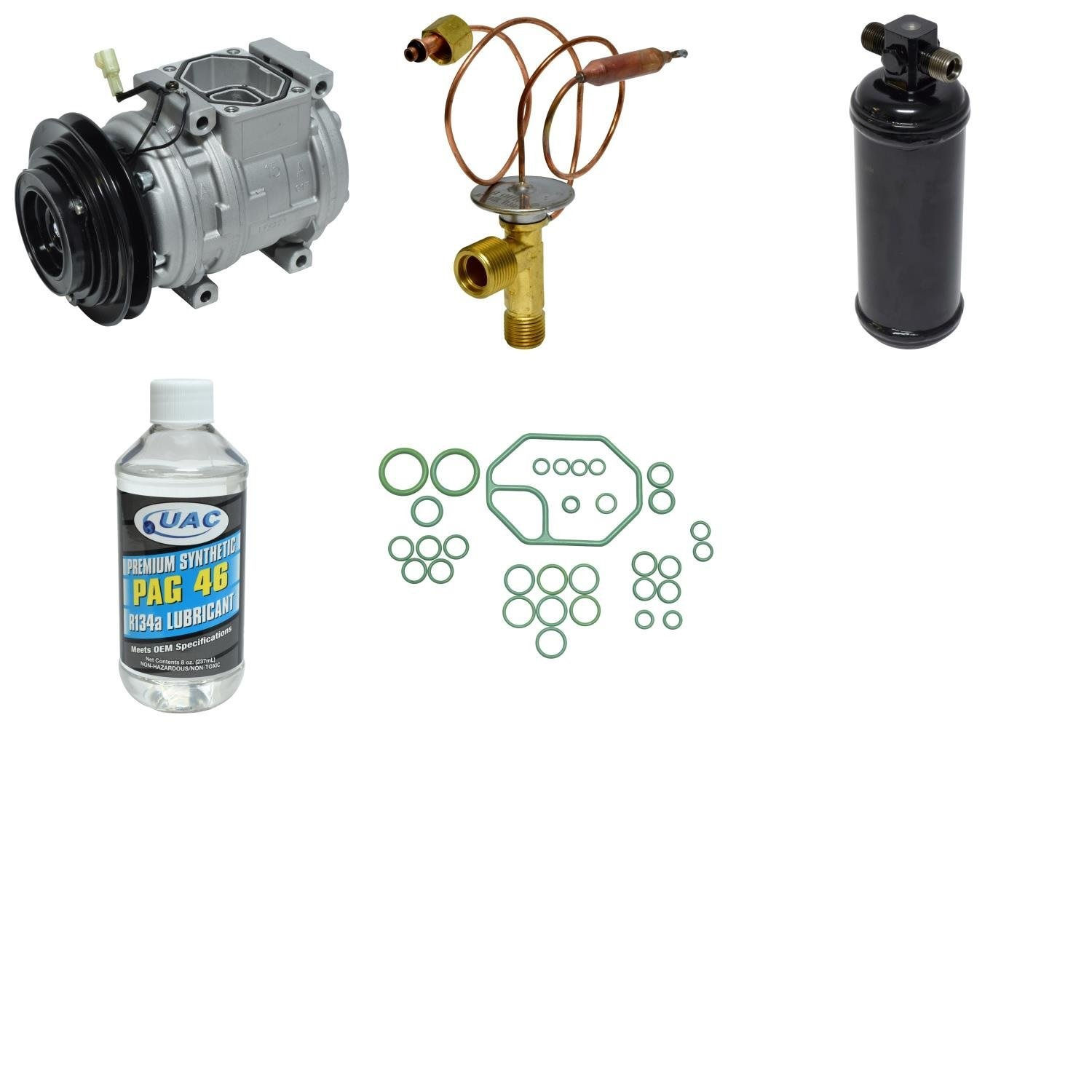 A/C Compressor Kit for KIA SPORTAGE BASE EX 2.0L 1996-1997 RA/140RPP