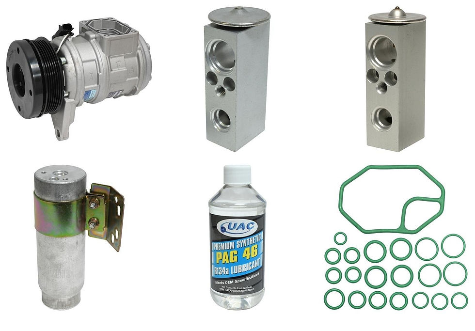 Thumbnail: A/C Compressor Kit for DODGE CHRYSLER 2.4L 3.3L 3.8L 1996-2000 RA/421RPP