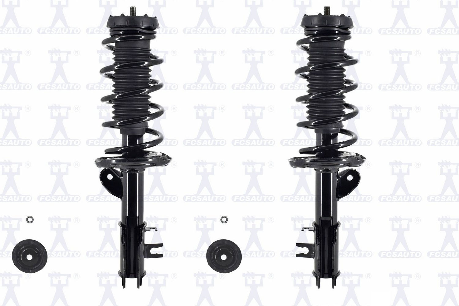 2x Front Shock Absorber Complete for CHEVROLET TRAX 2013-2022 RA/1055RP