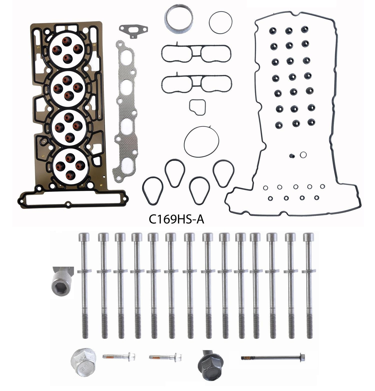 Cylinder Head Gasket Set for ISUZU CHEVROLET GMC 2.8 L DOHC 2004-2006 RA/036RB