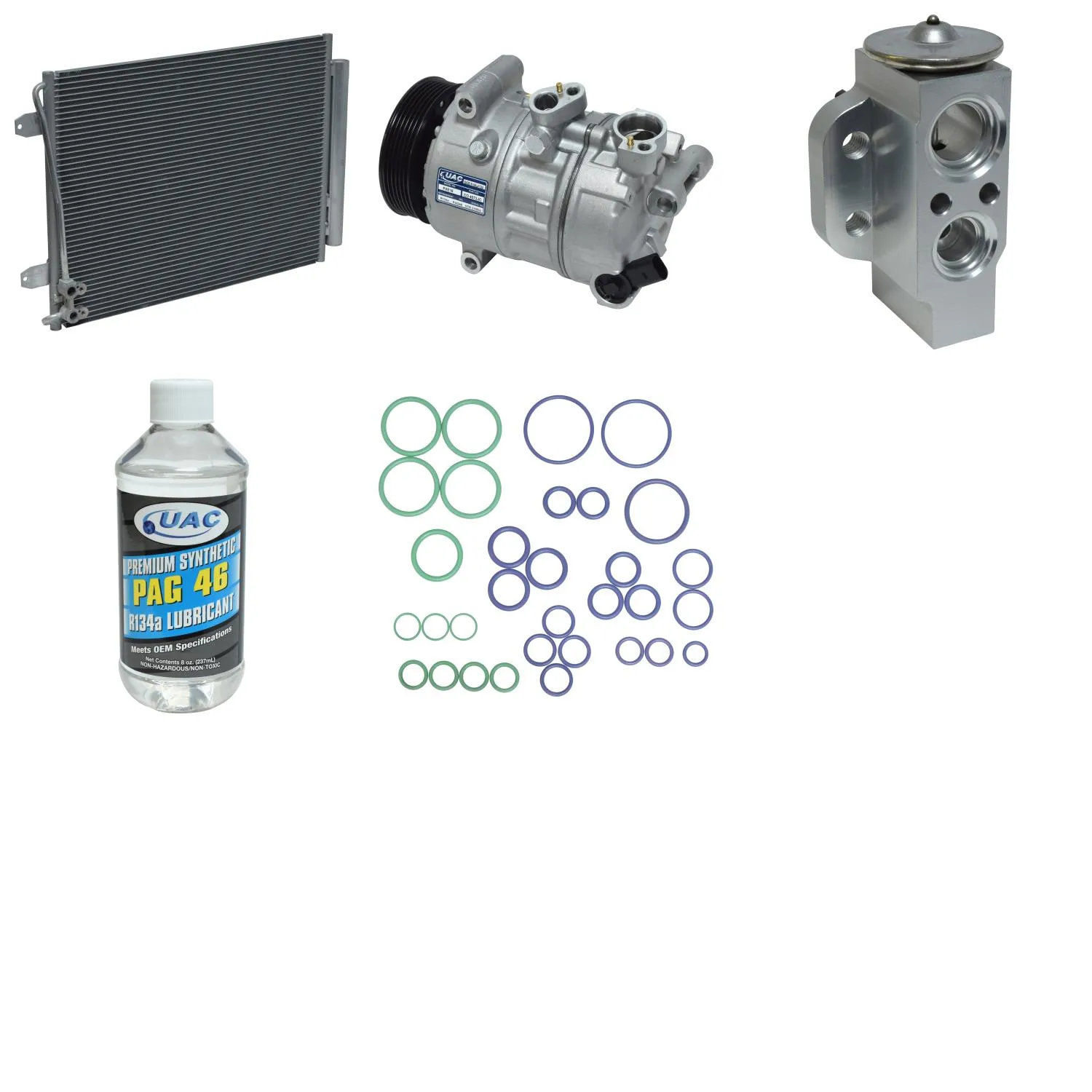 A/C Compressor Kit for VOLKSWAGEN CC PASSAT CC 2.0L 3.6L 2006-2016 RA/3404RPP
