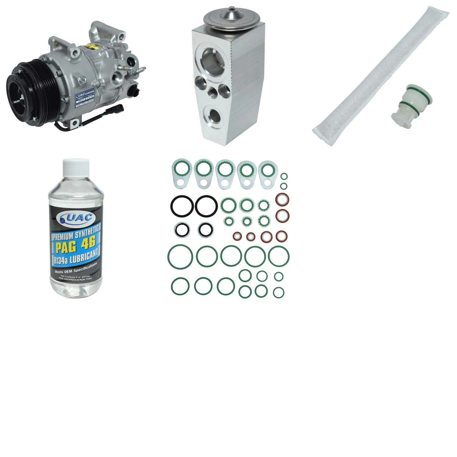A/C Compressor Kit for FORD FUSION 1.5L 1.6L 2013-2020 RA/2455RPP