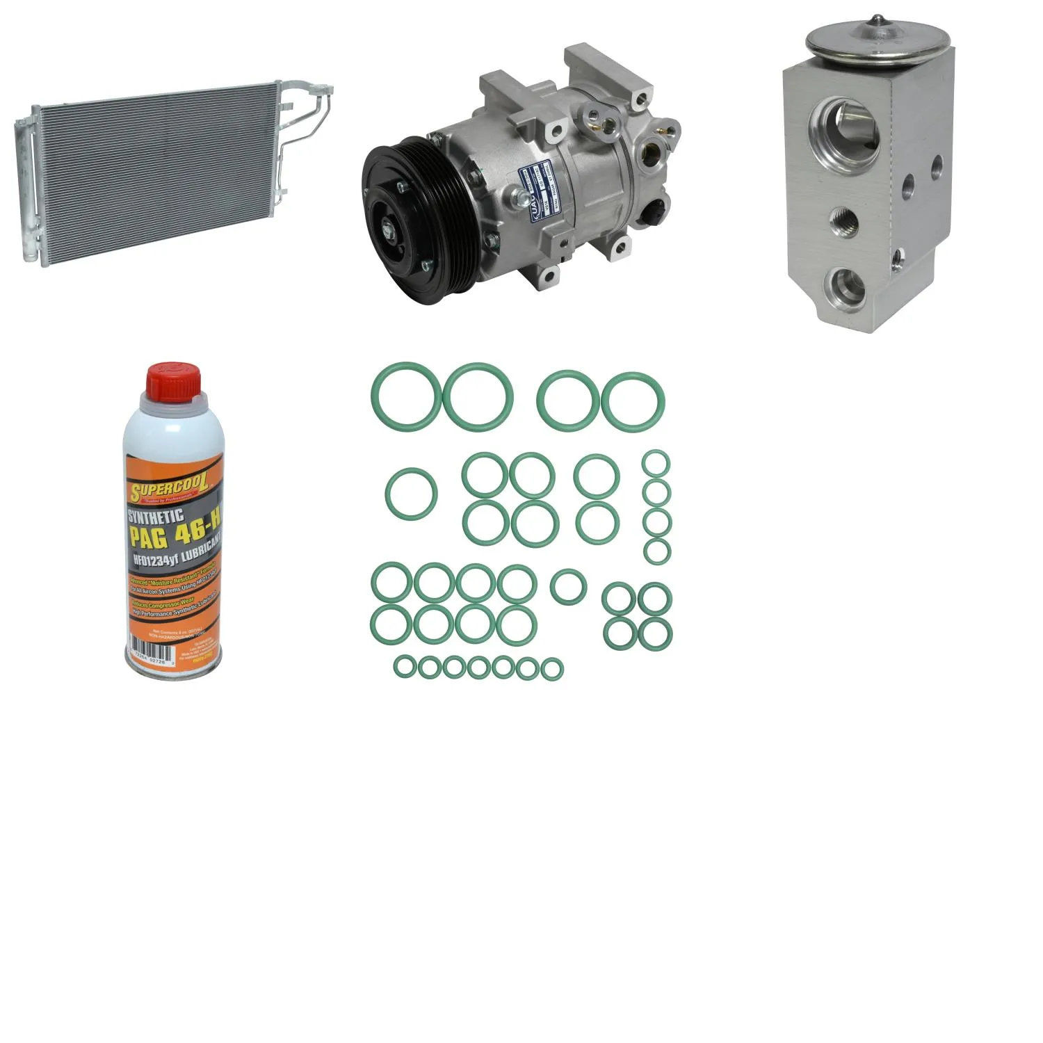 A/C Compressor Kit for KIA OPTIMA S SX LX EX 2.4L 2019-2020 RA/4893RPP