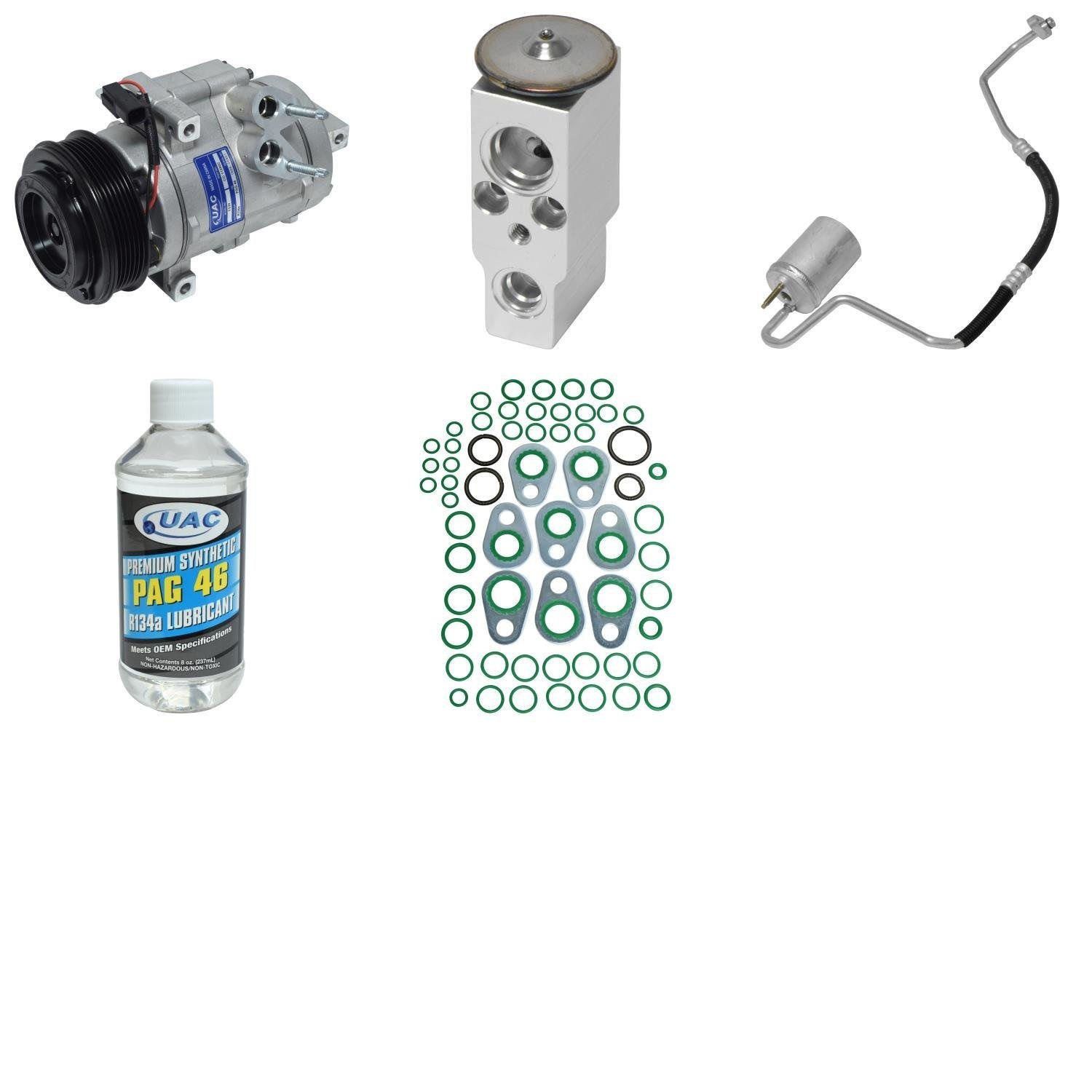 A/C Compressor Kit for FORD LINCOLN TAURUS MKS MKT 3.5L 2011-2012 RA/400RPP
