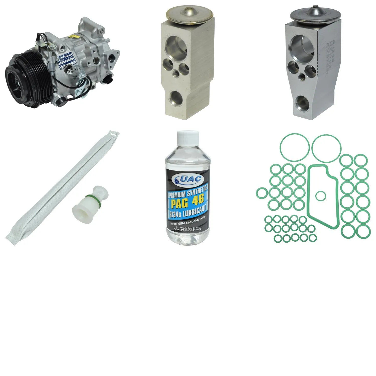 A/C Compressor Kit for TOYOTA HIGHLANDER LIMITED LE 3.5L 2016 RA/4908RPP