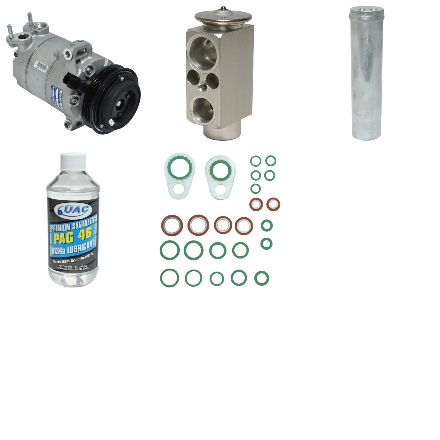 A/C Compressor Kit for LINCOLN MKC 2.0L 2.3L 2015-2016 RA/2389RPP