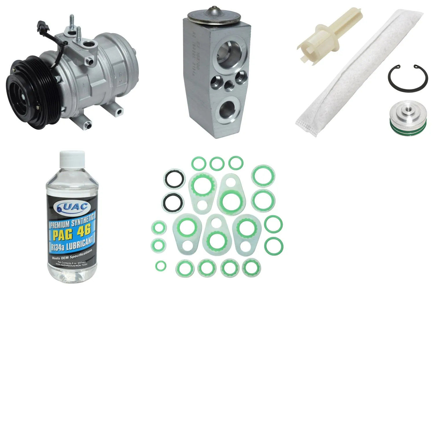 A/C Compressor Kit for FORD F150 6.2L 2013-2014 RA/3585RPP