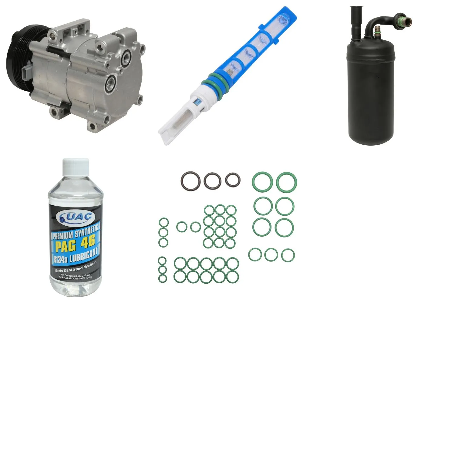 A/C Compressor Kit for FORD ESCORT 1.9L 1992-1993 RA/492RPP